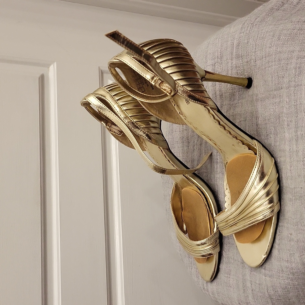 Gold heels
